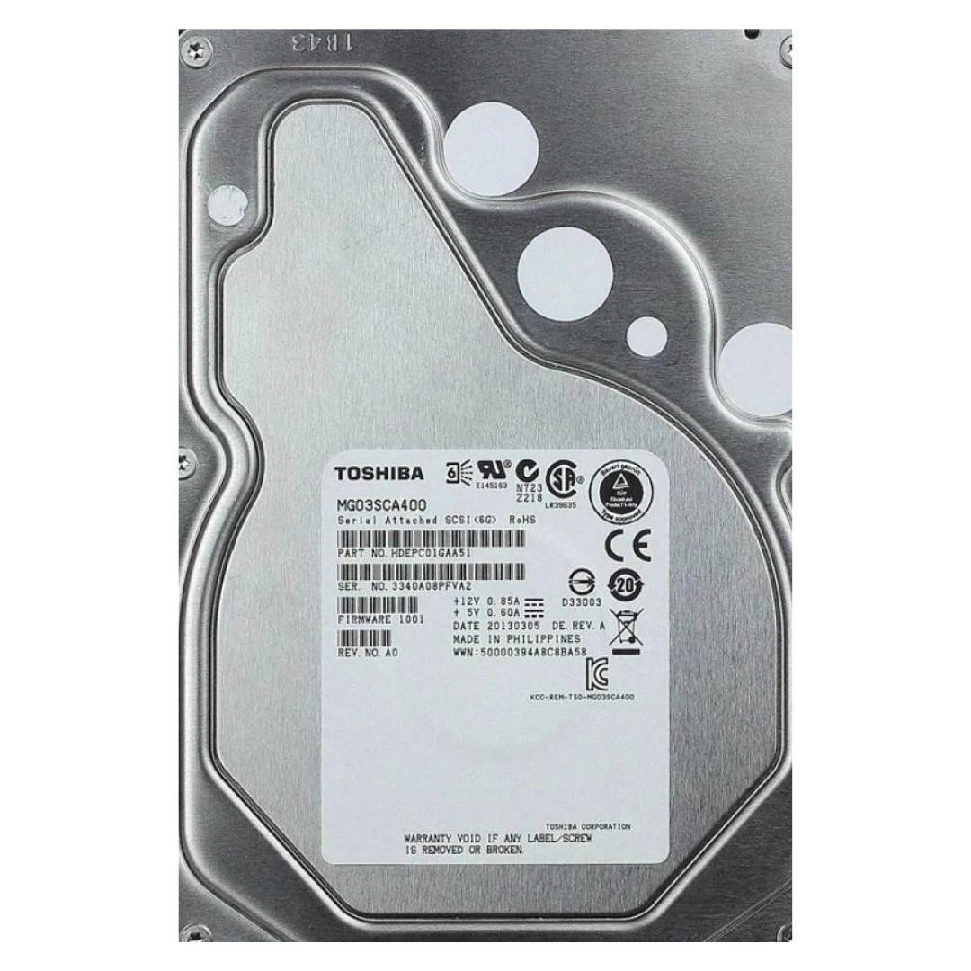 Toshiba MG03 Series 4TB SAS 3.5" Enterprise HDD MG03SCA400 HDEPC00JAA51