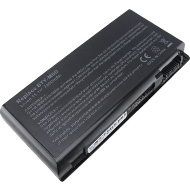 New 9 Cell Laptop Battery for MSI BTY-M6D GX780DXR E6603 GT660R GX780DX GX780R