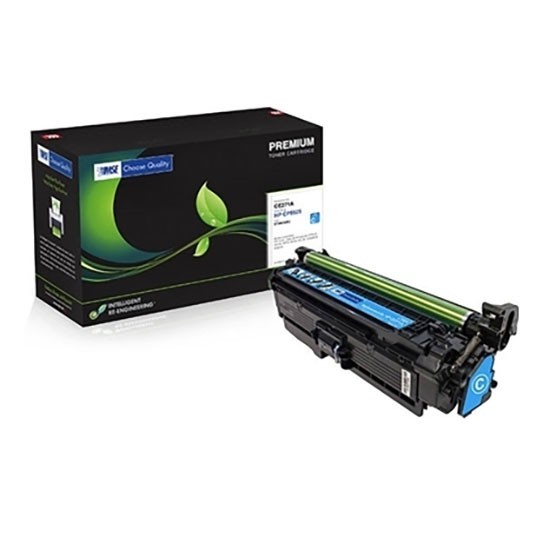MSE Premium 15,000-page Cyan Toner Cartridge for HP CE271A, 650A