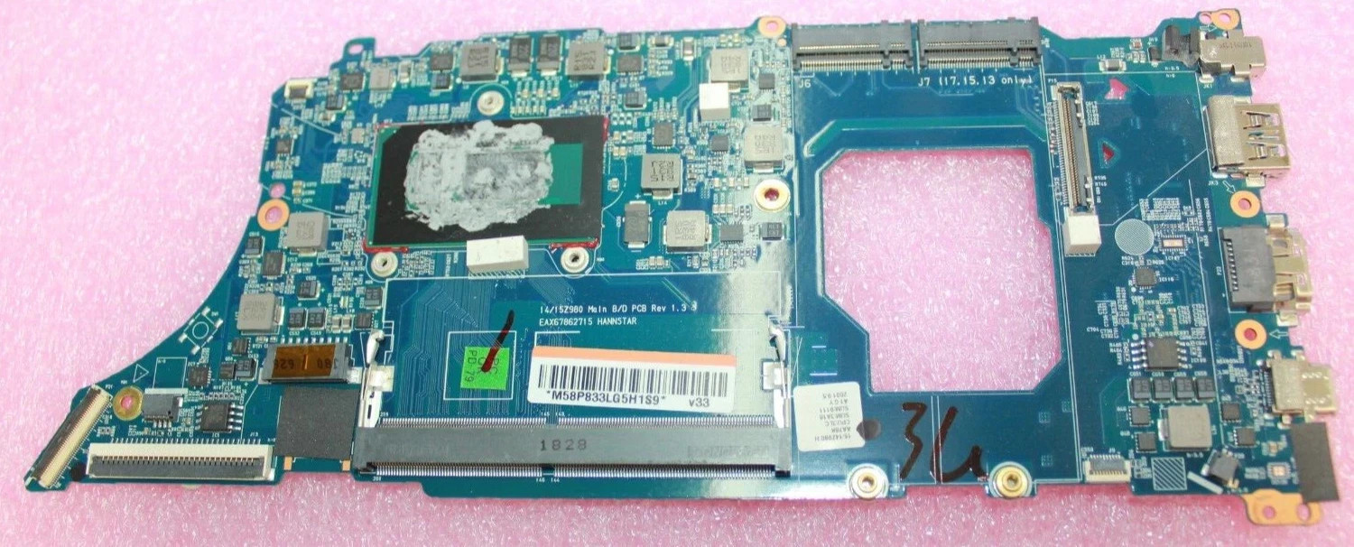 Genuine LG Gram 15Z980 Intel i7-8550U Motherboard EAX67862715