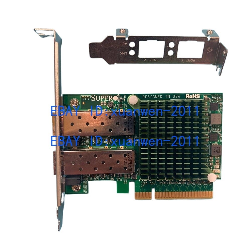 SuperMicro AOC-STGN-I2S Dual Port 10G SFP+ Network Adapter Card Intel 82599
