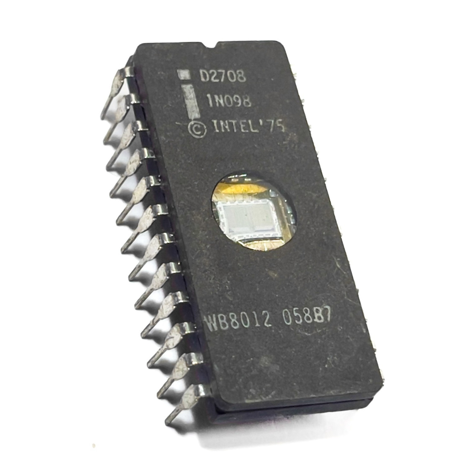 ©INTEL ’75 D2708 UV-erasable EPROM 1Kx8 8 Kbit 450 ns CERDIP-24 Vintage 1979