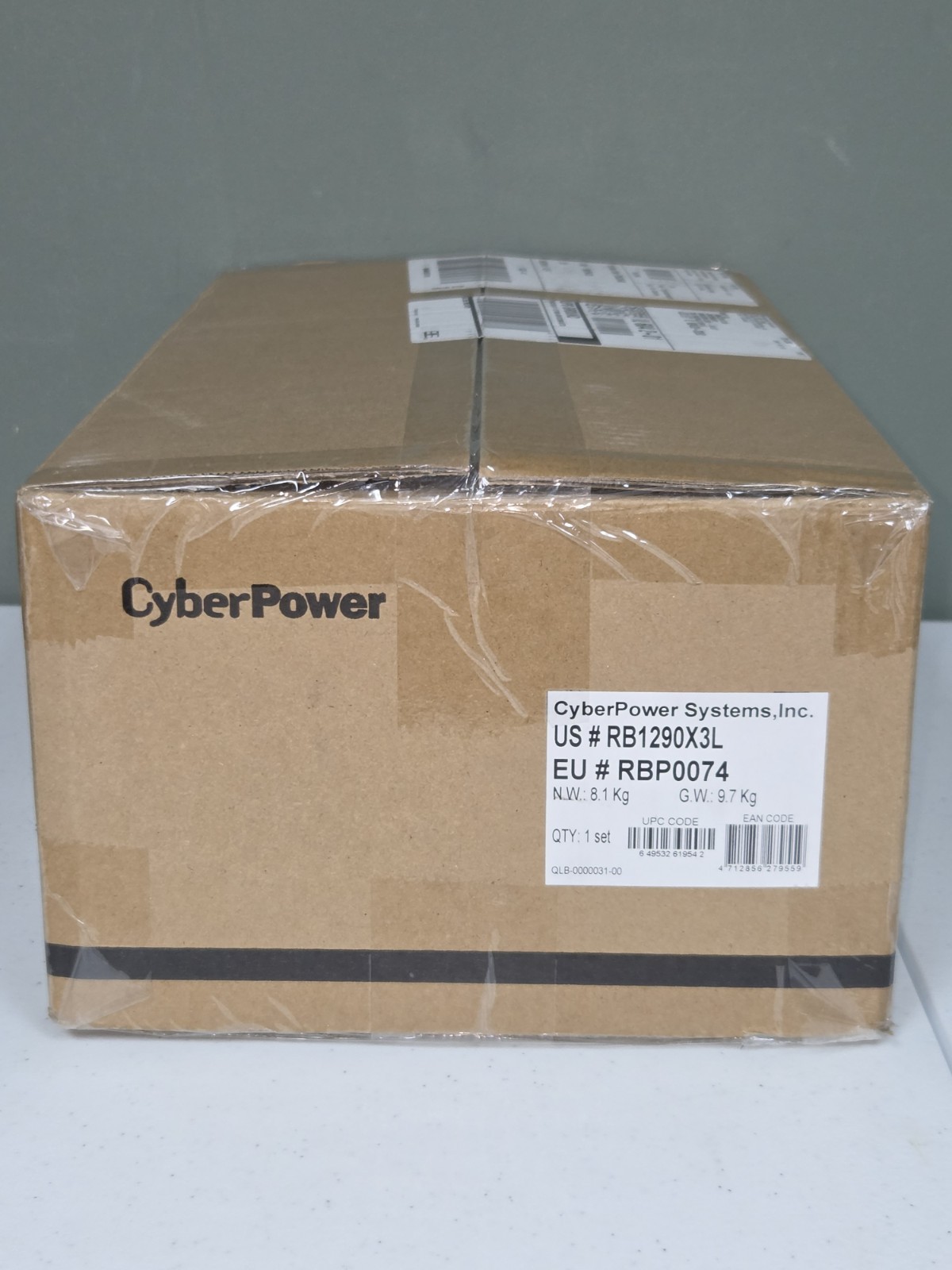 New & Sealed CyberPower RB1290X3L UPS Replacement Battery Cartridge Set - NIB