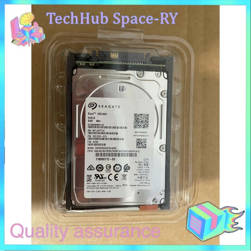 New EMC UNITY XT380 XT480 600G SAS 2.5 005053360 D4-2S10-600 HDD Hard Drive