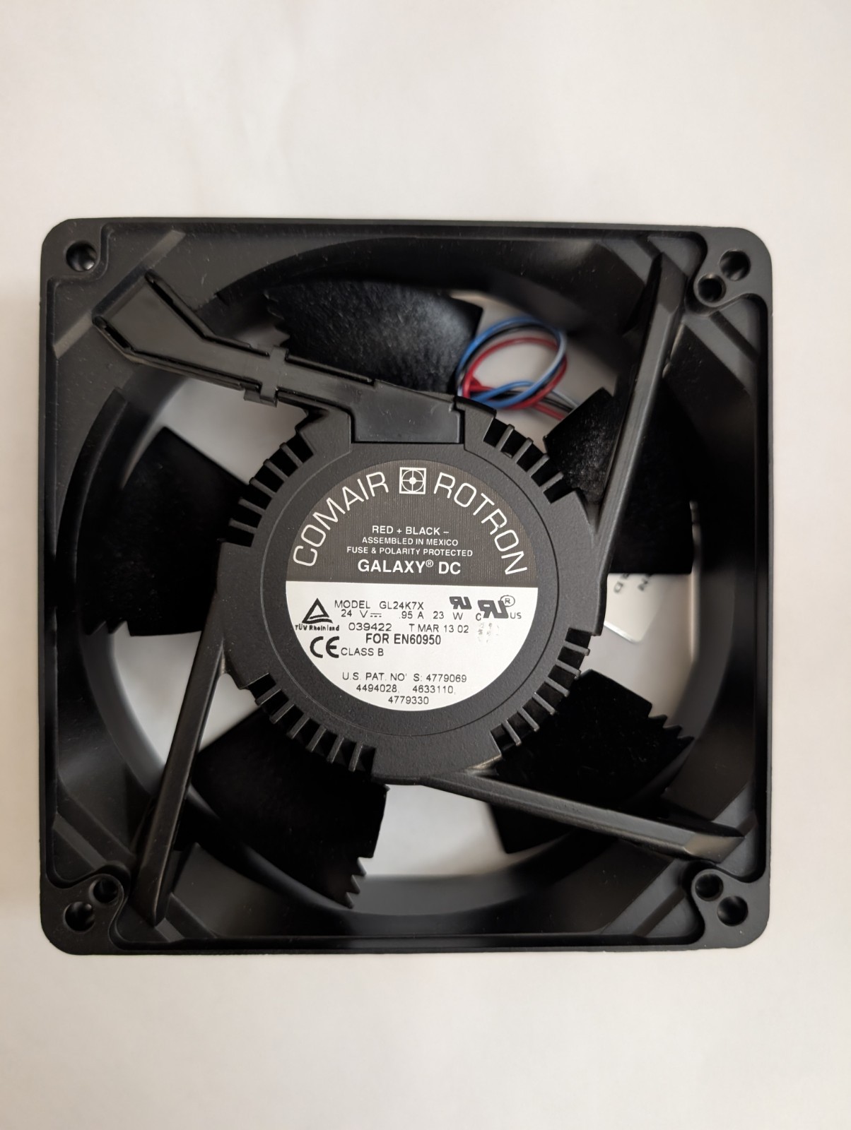 COMAIR ROTRON Cooling Fan GL24K7X 24V 0.95A23W Galaxy DC Inverter Fan 127x127x38