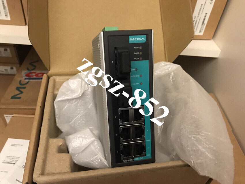 1pcs MOXA EDS-408A-MM-SC Multimode 8-port Network Management Ethernet Switch