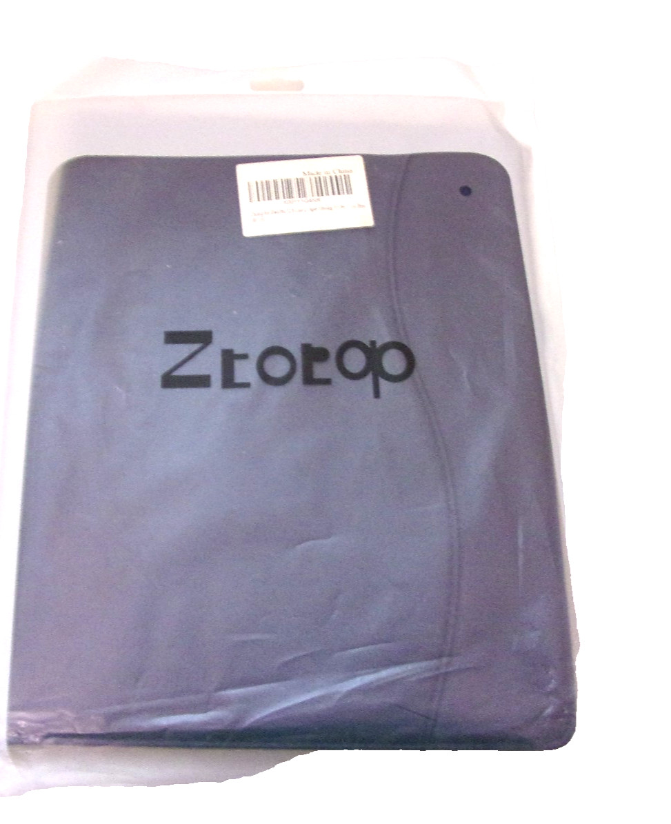 NEW Ztotop Case For Apple iPad 12.9 Pro - Blue Leather Hard Case Multiple Views