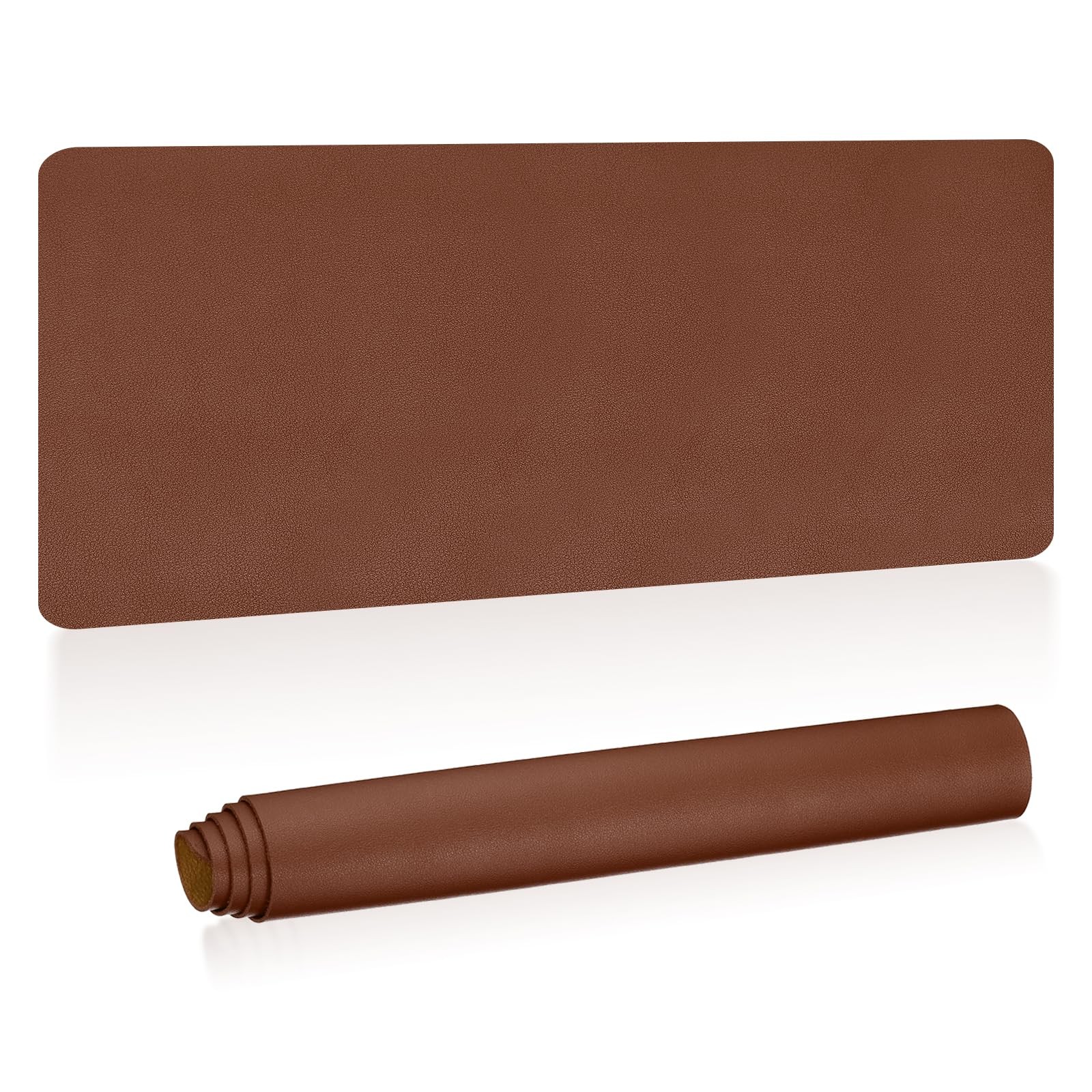 Large Desk Mat 48"x17" Non-Slip PU Leather 2mm Thick - Protects From Scratches