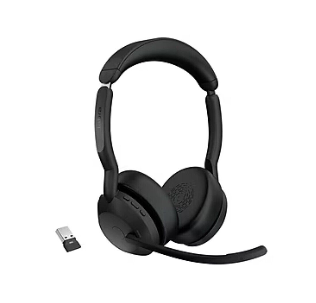 Jabra Evolve2 55 Stereo UC Wireless Headset with Link380a (25599-989-999-01)