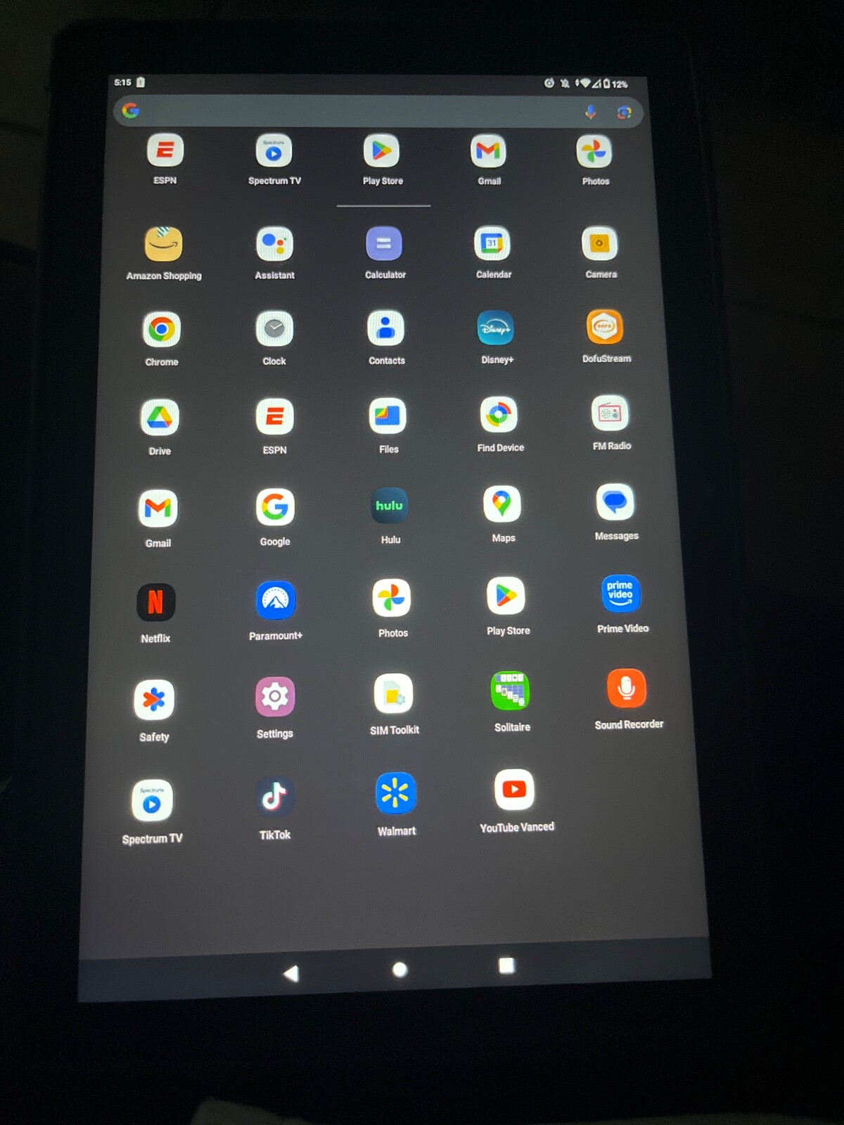 Vortex 10 in. Android Tablet w/ TicTok installed