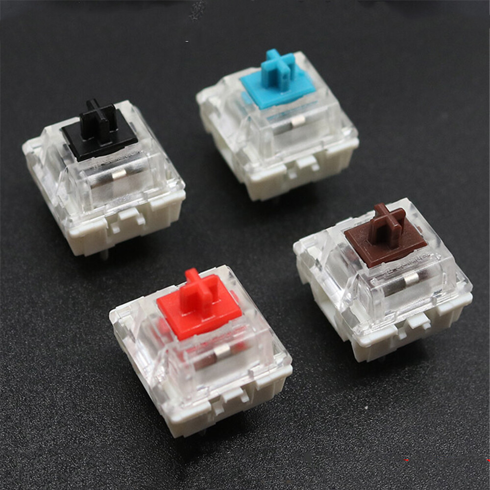 100pcs mechanical keyboard black blue brown red key switch for CIY Sockets SMD