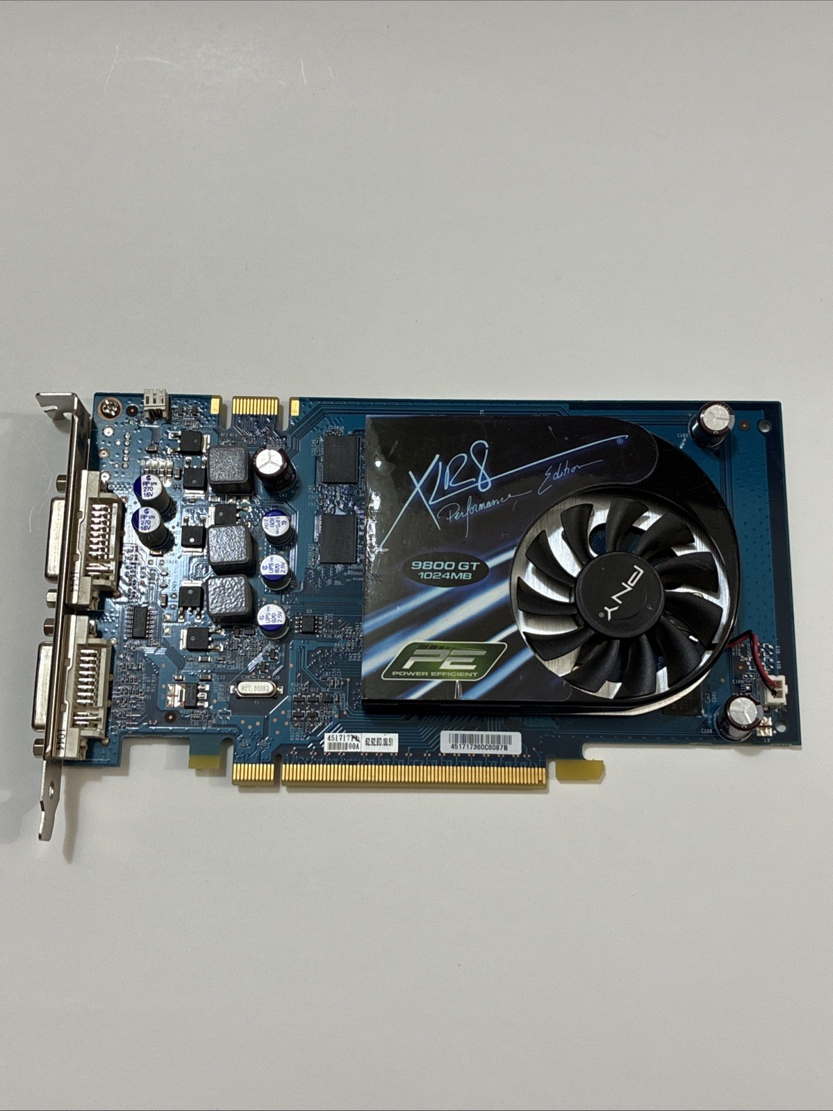 PNY GeForce 9800 GT XLR8 Performance 1GB 1024MB PCIe Graphics Card Dual DVI