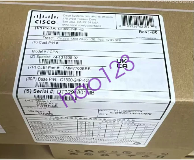 NEW Cisco C1300-24P-4G 24 Port Gigabit PoE+ Managed Network Switch DHL/FedEx