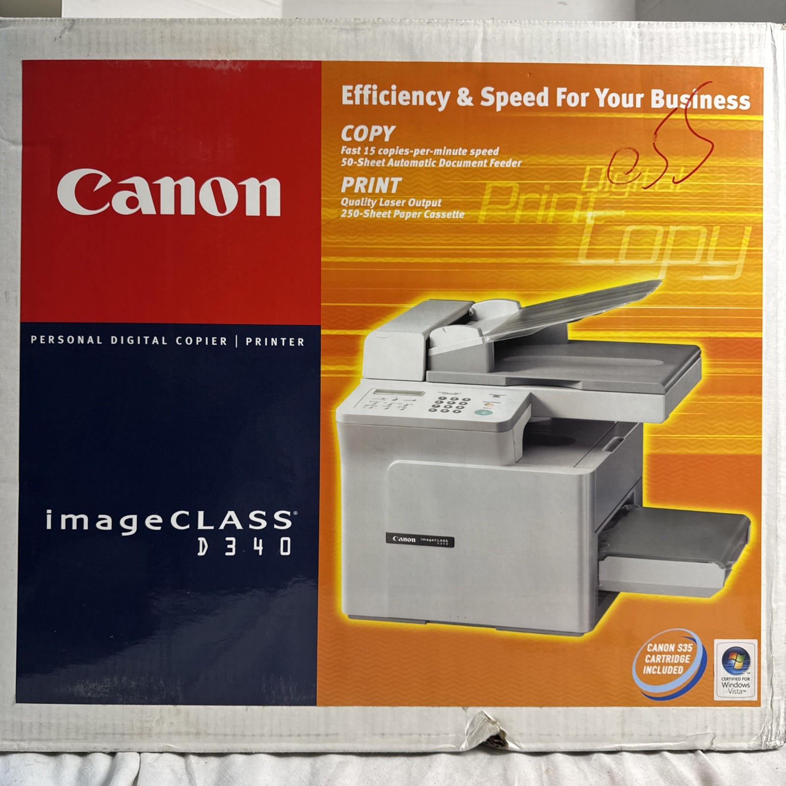 Canon Imageclass D340 Personal Digital Printer/copier NEW IN BOX