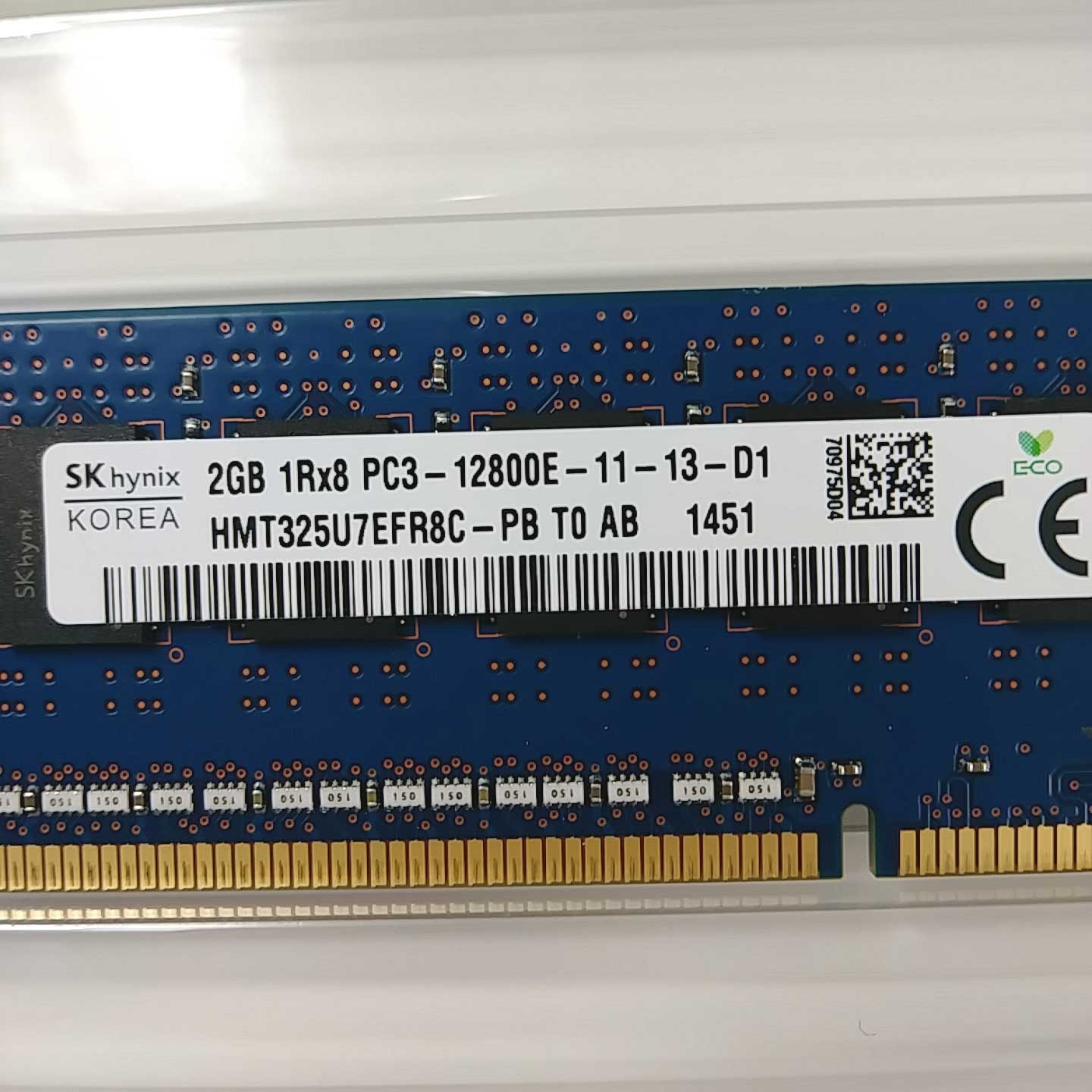 SK Hynix 2GB 1RX8 PC3 Ram, 1 Stick