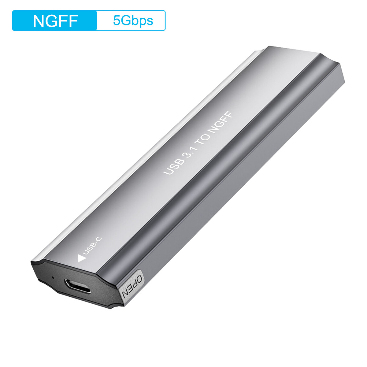 External SSD Reader Converter Adapter Fits For M.2 NVMe/NGFF SATA SSD to USB3.1