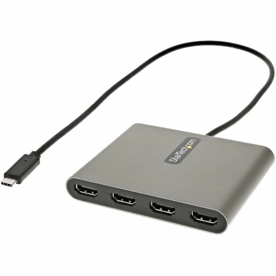 StarTech USB C to Quad HDMI Adapter, USB-C to 4x HDMI Monitor Converter for