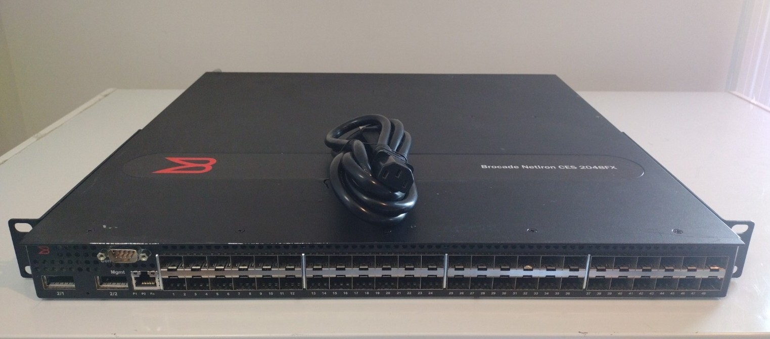 Brocade Netlron CES 2048FX / NI-CES-2048FX-AC 48-port SFP switch router CES 2000