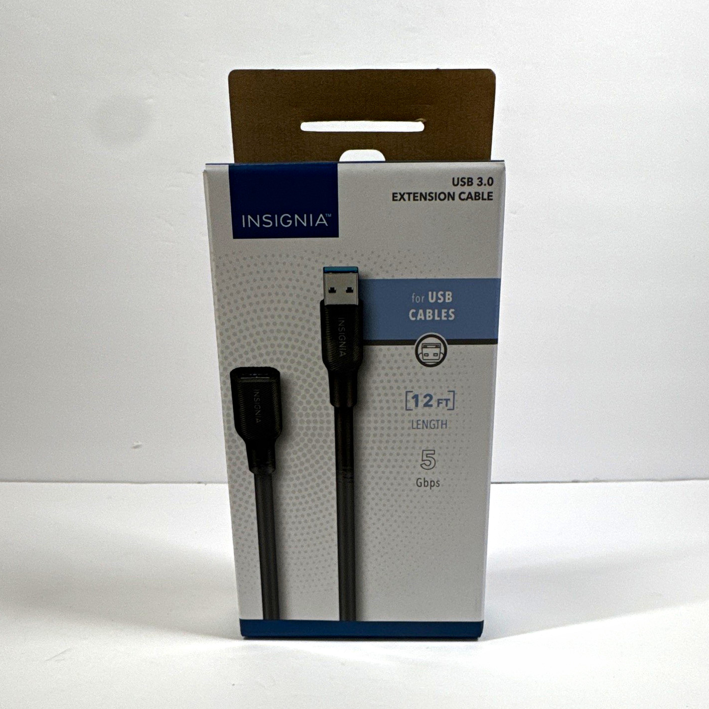 Insignia 12ft. USB 3.0 Extension Cable New in Box