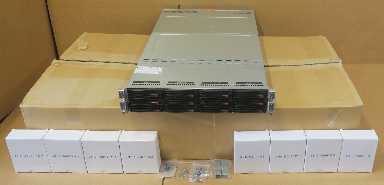 Supermicro SuperServer 6029TP-HTR 12x 3.5" Bay 4x X11DPT-PS CTO Server Nodes
