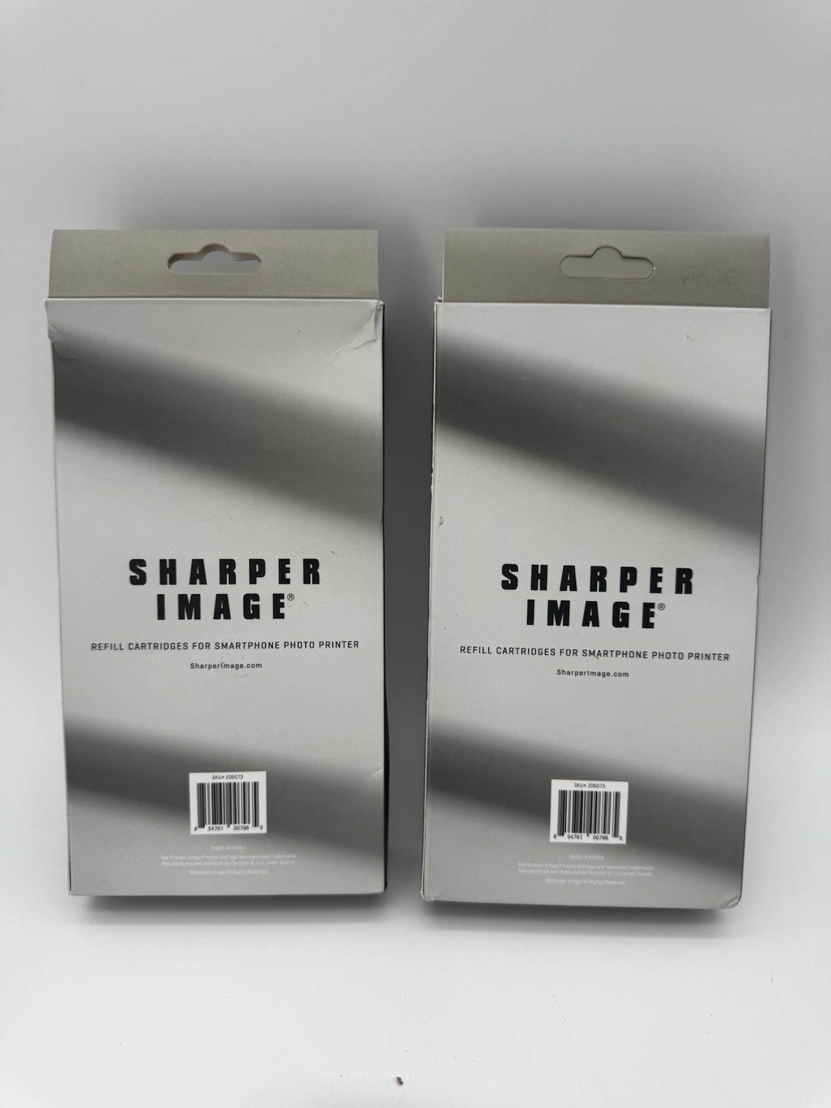 Lot of 2 Sharper Image Refill Cartridges For Smartphone Photo Printer