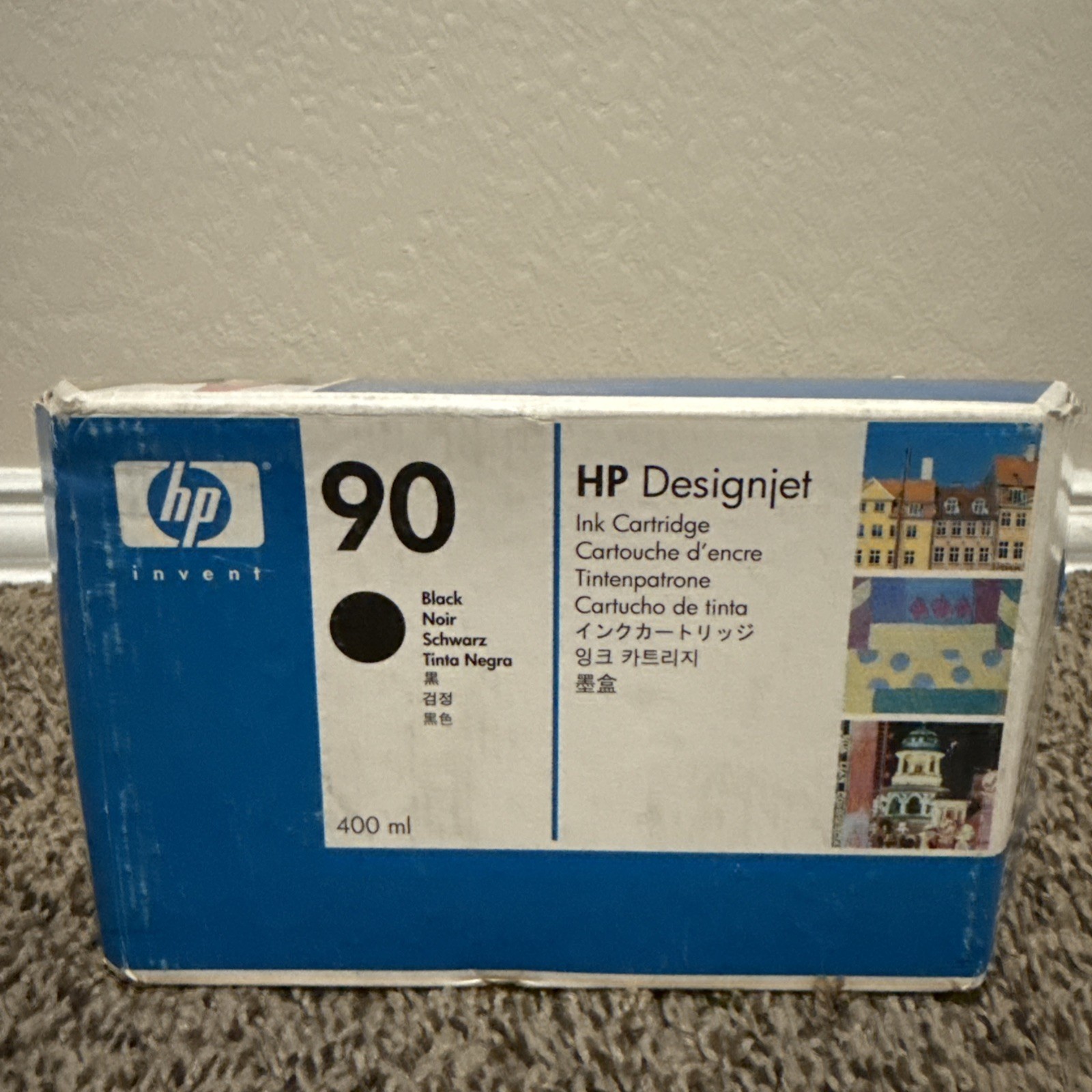 Genuine HP 90 C5058A Black Ink Cartridge NEW OEM SEALED 07/2008