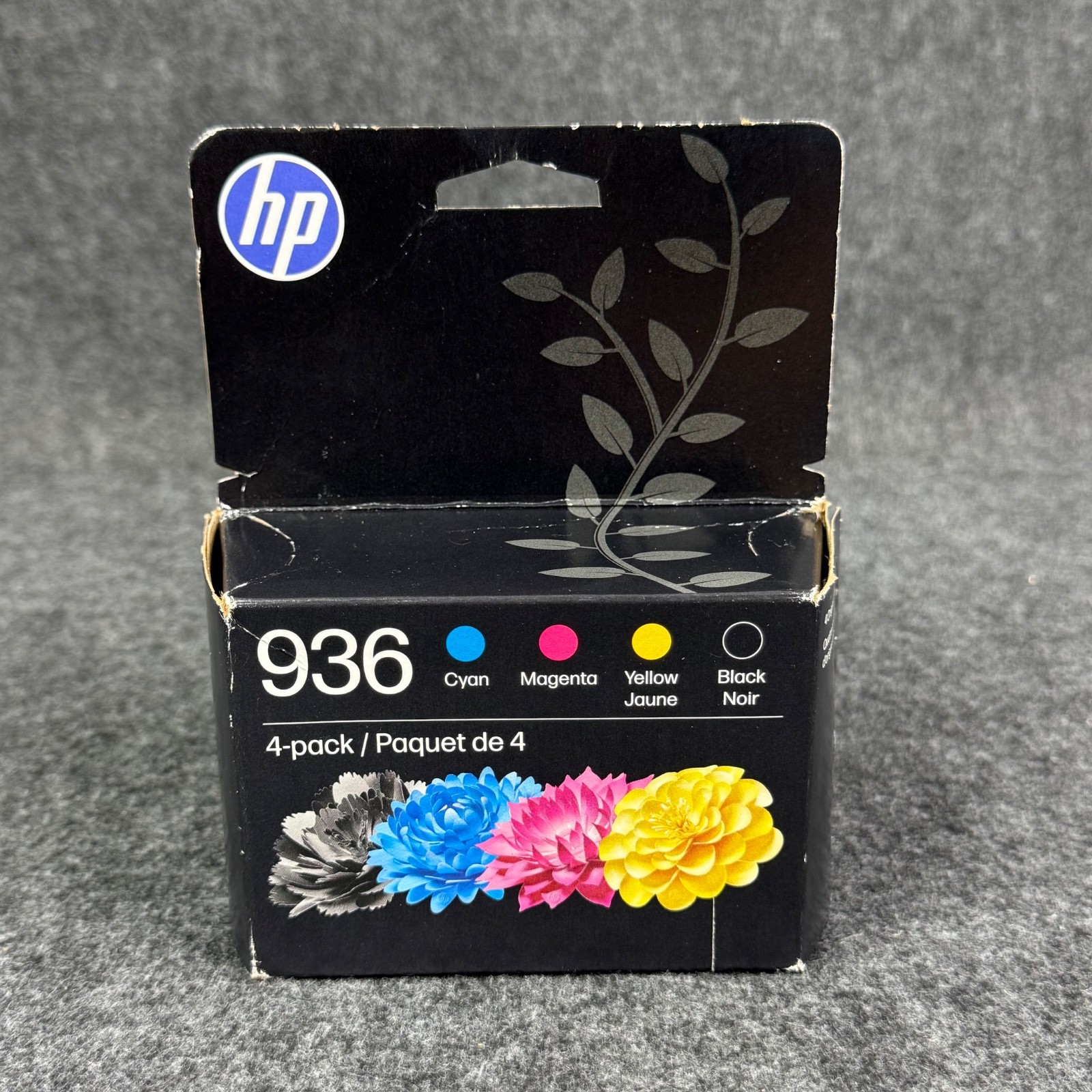 Genuine HP 936 Black & Color Ink Cartridges New in Retail Box 6C3Z5LN 4/2028 New