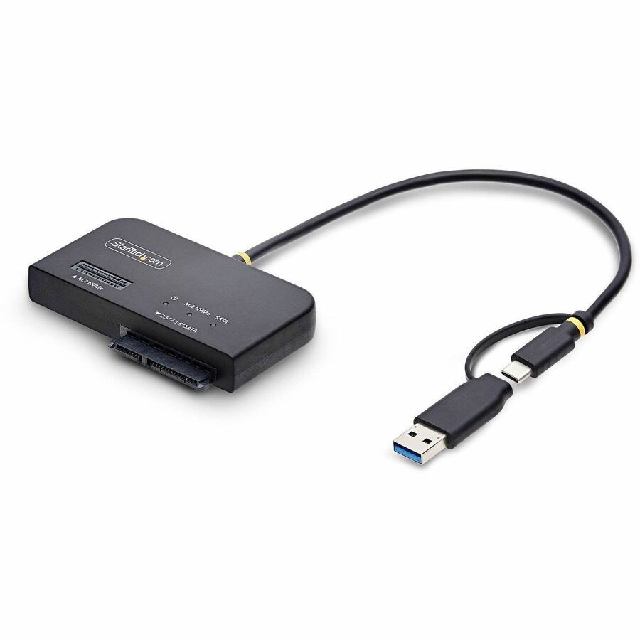 StarTech USB-C/USB-A to M.2 NVMe and 2.5in/3.5in SATA Adapter 10Gbps Tool-Free