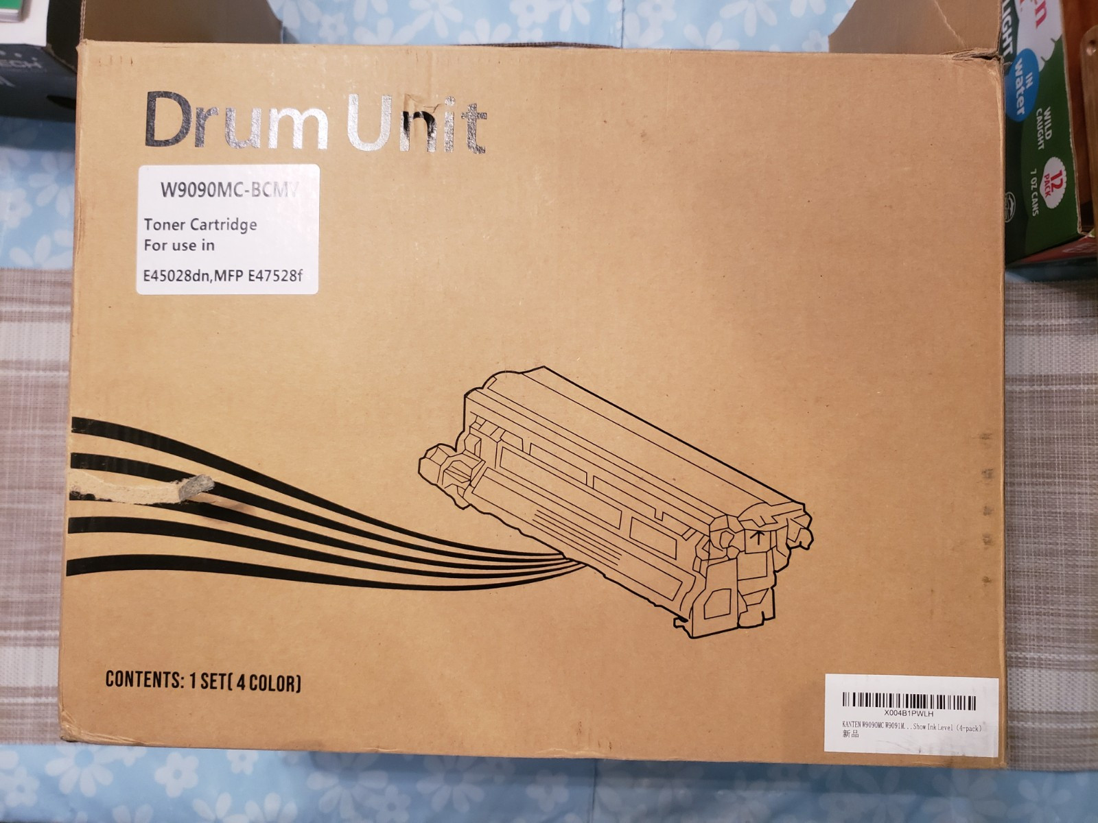4 Pack W9090MC W9091MC W9092MC W9093MC Compatible Toner Cartridge E45028dn