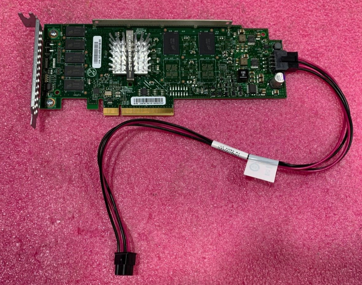 EMC 303-409-001B-00 NVRAM Cache Adapter Card w/Cable Low Profile