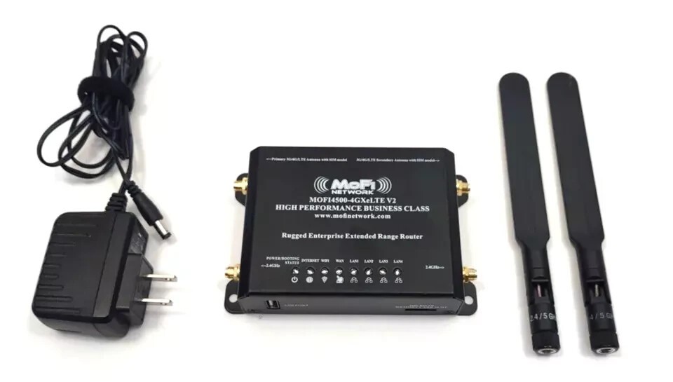Lot of 2 MoFi MOFI4500-4GXeLTEV2 High Performance Router MOFI4500-4GXeLTE-SIM4