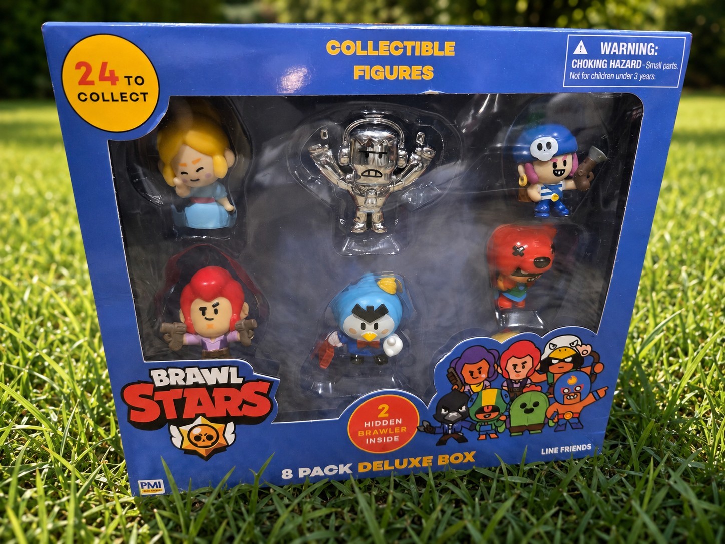 RARE NEW SEALED BRAWL STARS S1 FIGURES - 8 PACK DELUXE BOX P.M.I. Kids World