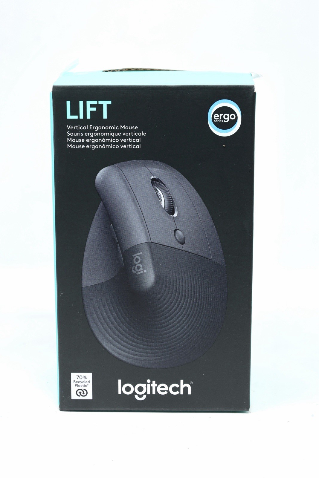 Logitech Lift Vertical Ergonomic Mouse Wireless Bluetooth, Graphite MR0094
