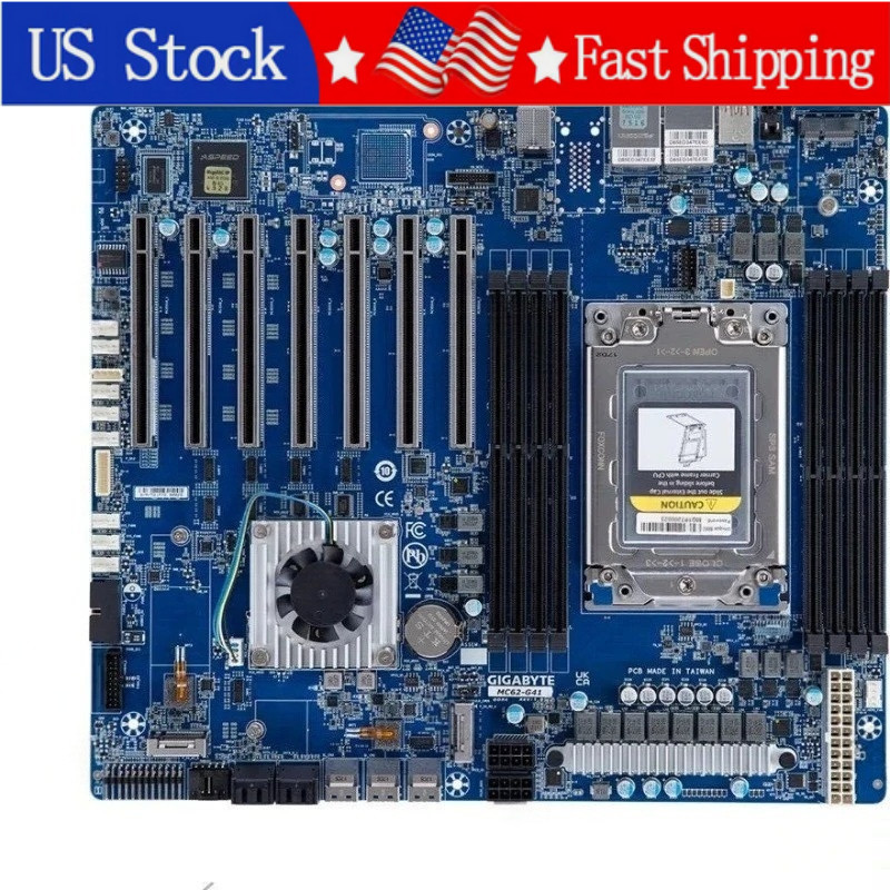 New Gigabyte MC62-G41 rev.1.0 CEB Motherboard DDR4 AMD Threadripper PRO