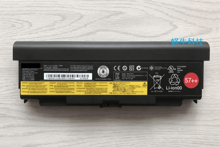 Genuine 9 Cell 57++ Battery for Lenovo Thinkpad T440p T540p W540 W541 L440 L540