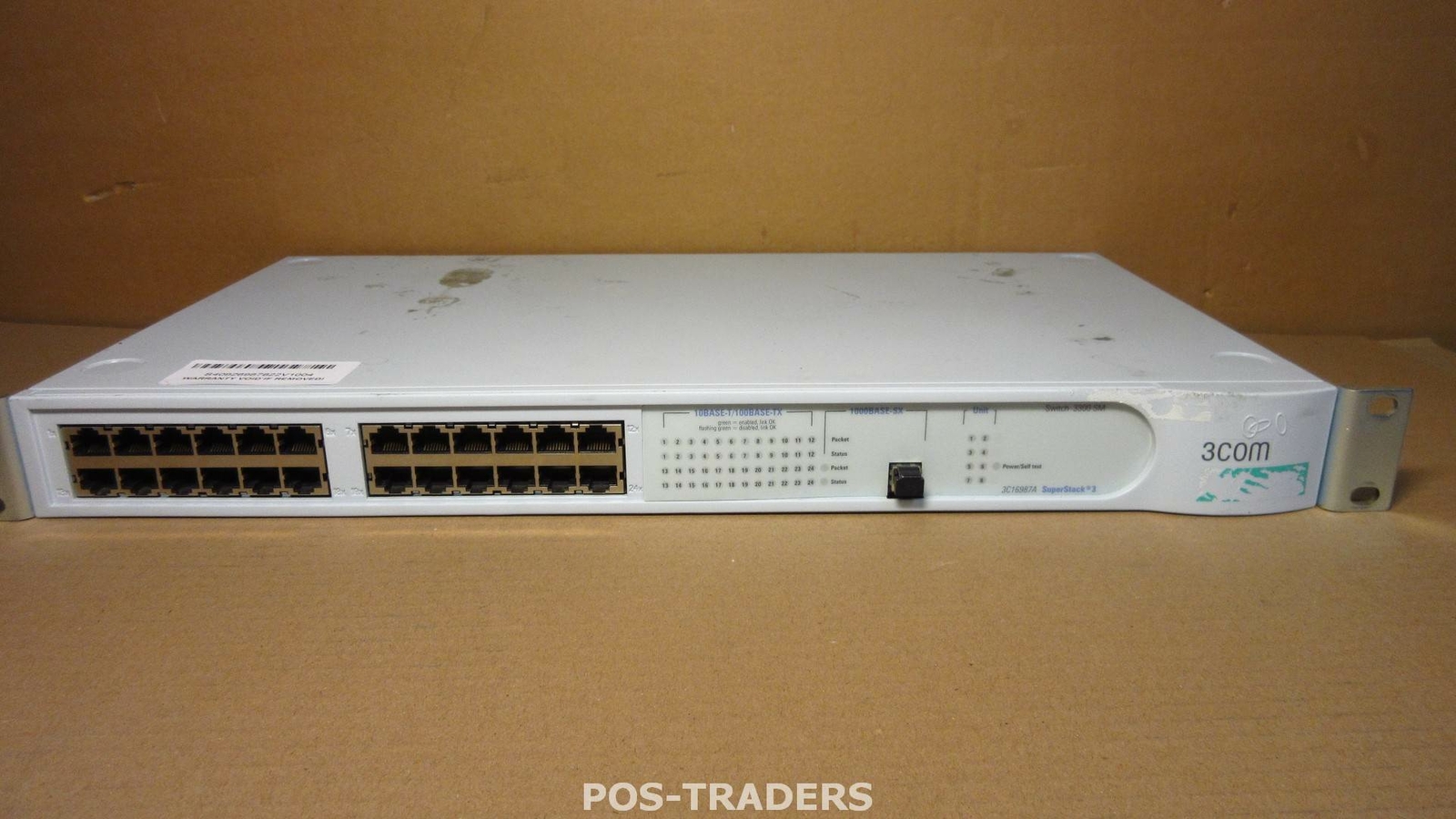 3Com 3C16987A 3300 SM 24-Port SuperStack 3 External Switch24x 10/100 + 1x 1000M