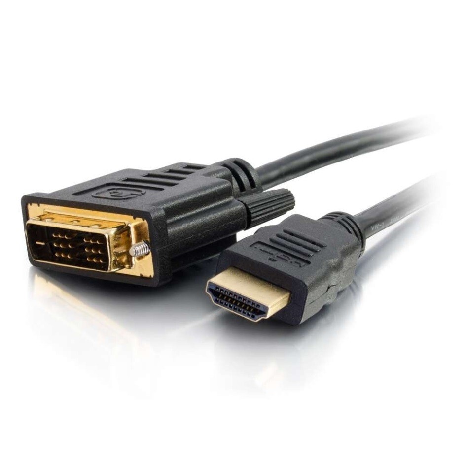 Original HP C2G 6.6ft (2m) HDMI to DVI-D Digital Video Cable