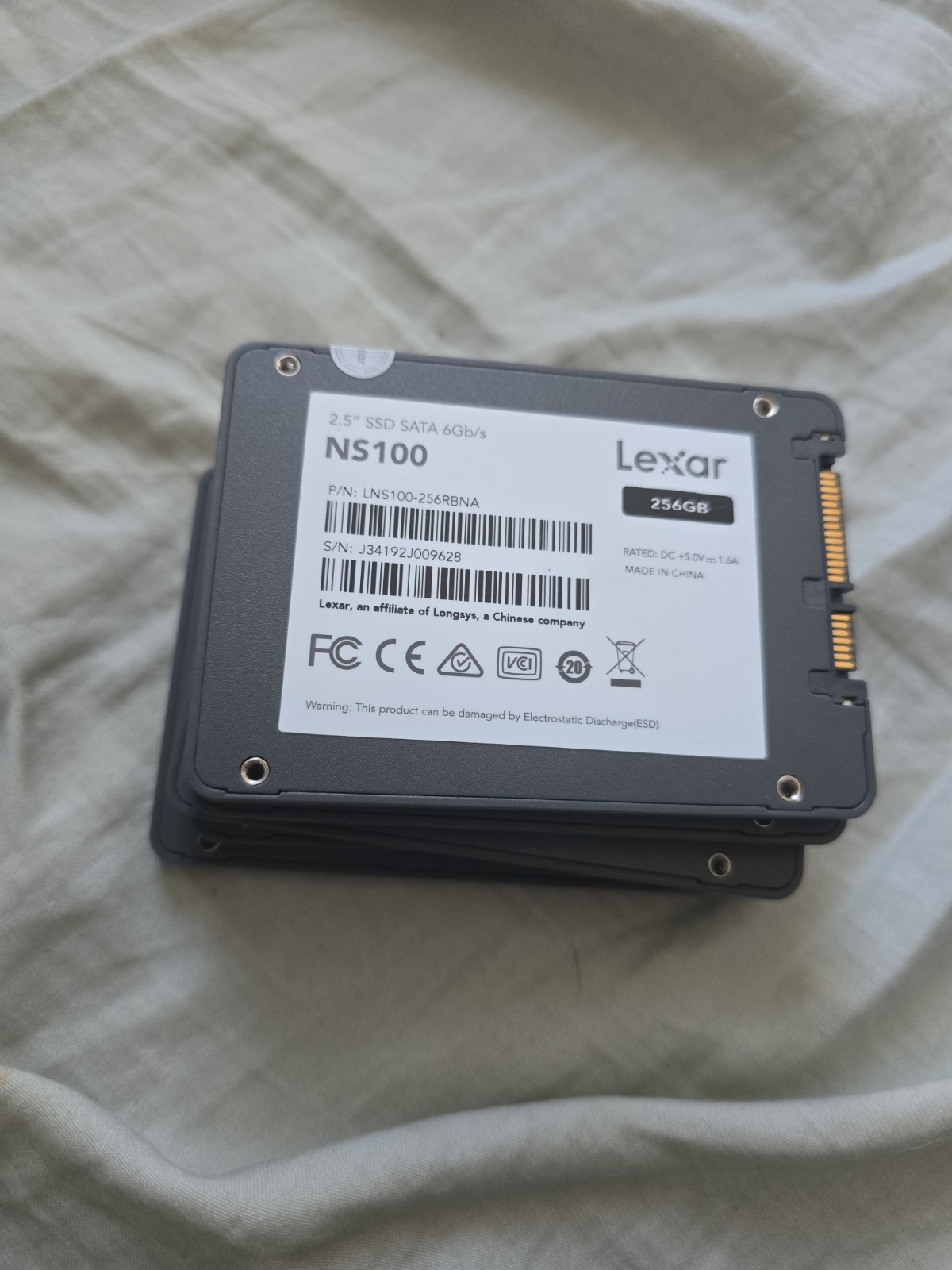 Lexar SATA III 256GB, Internal, 2.5 inch (LNS100-256RBNA) Solid State Drive