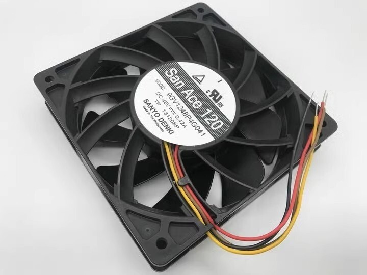 5PCS Sanyo San Ace120 9GV1248P4G041 48V 0.42A 12025 12CM 4-Wire Server Fan
