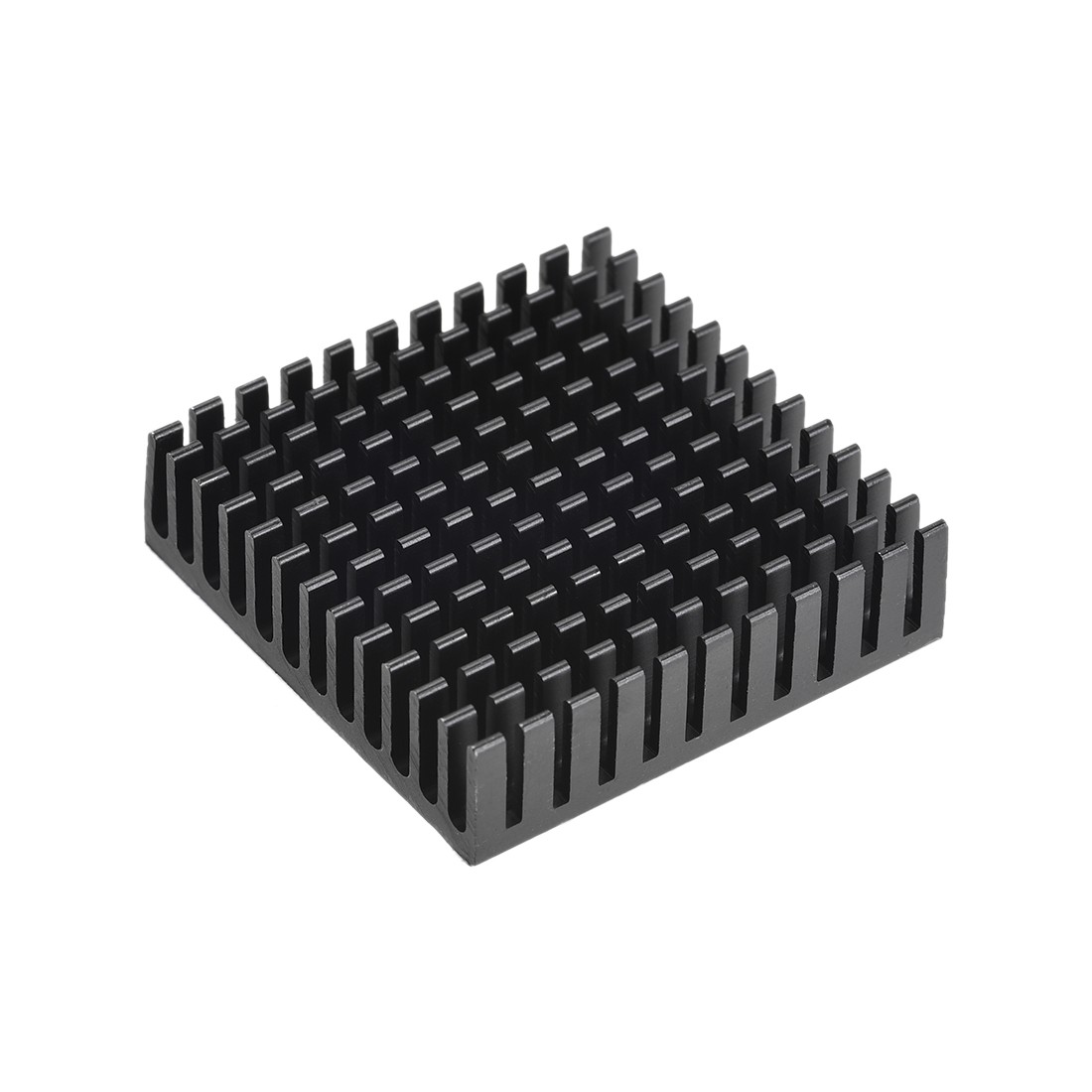 11x40x40mm Black Aluminum Heatsink Thermal Adhesive Pad 3D Printers