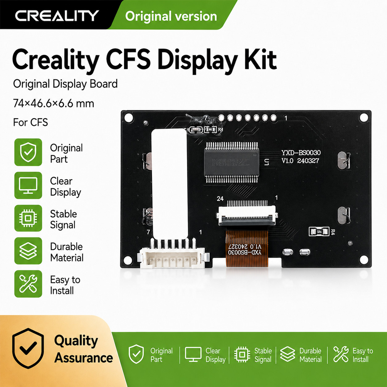 Creality Creality CFS Display Kit Original K2 Plus CFS Display Kit_74×46×6.6