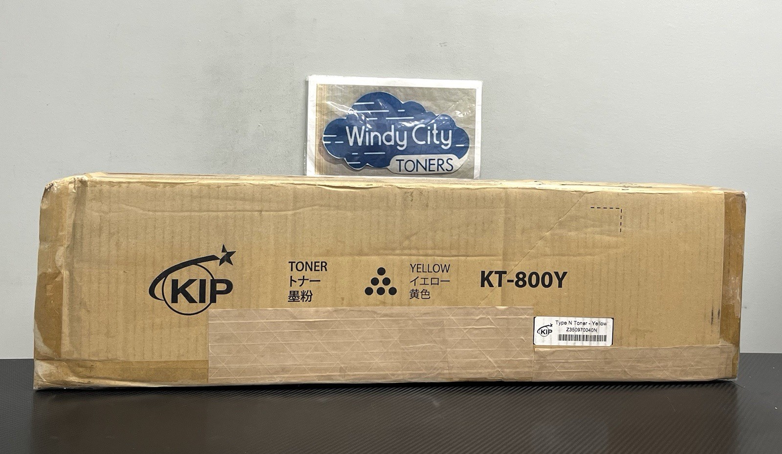 Genuine KIP KT-800Y Z350970040 Yellow 1 Toner 1000 gram For KIP 850 New Open Box