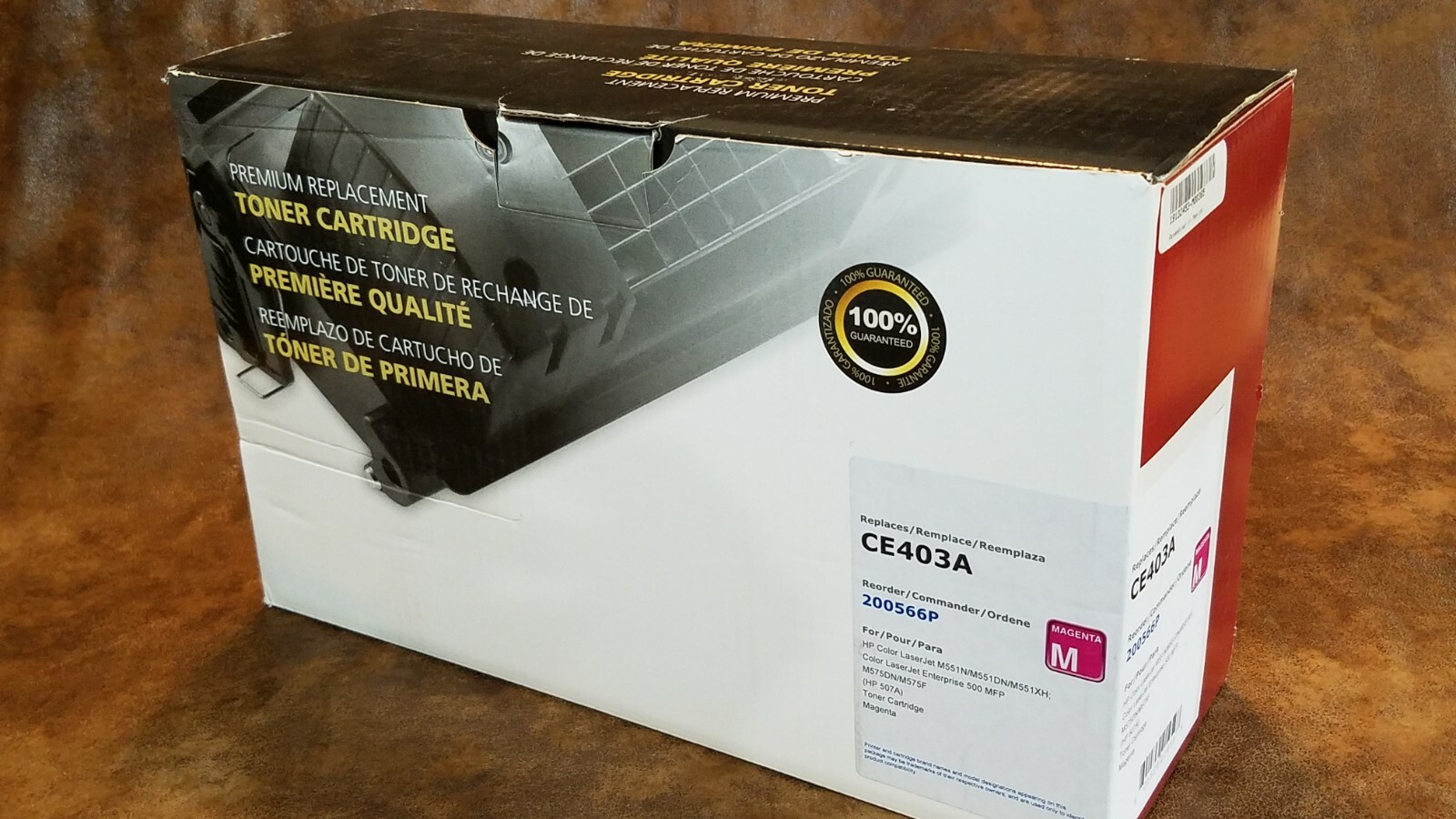 Premium Replacement Magenta Cartridge CE403A for HP 507A