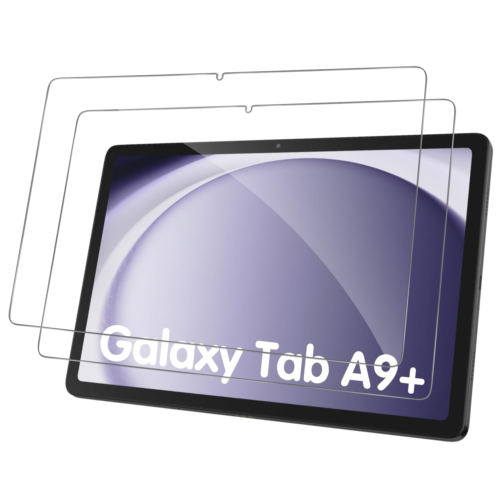 2x Protector De Pantalla Cristal HD Para Samsung Galaxy Tab A9+ PLUS 11" 2023