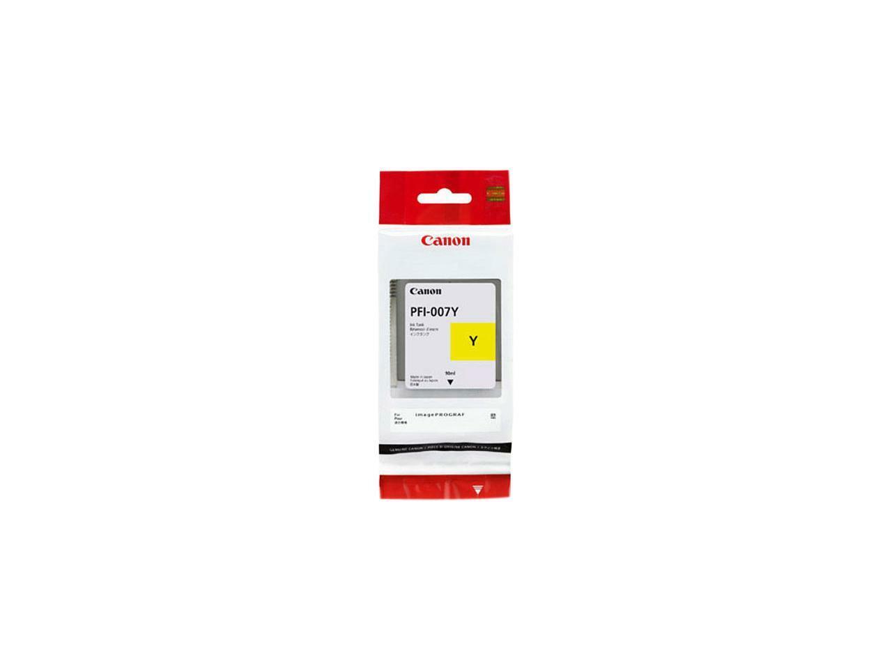 Canon PFI-007Y Yellow Ink Tank (90mL)