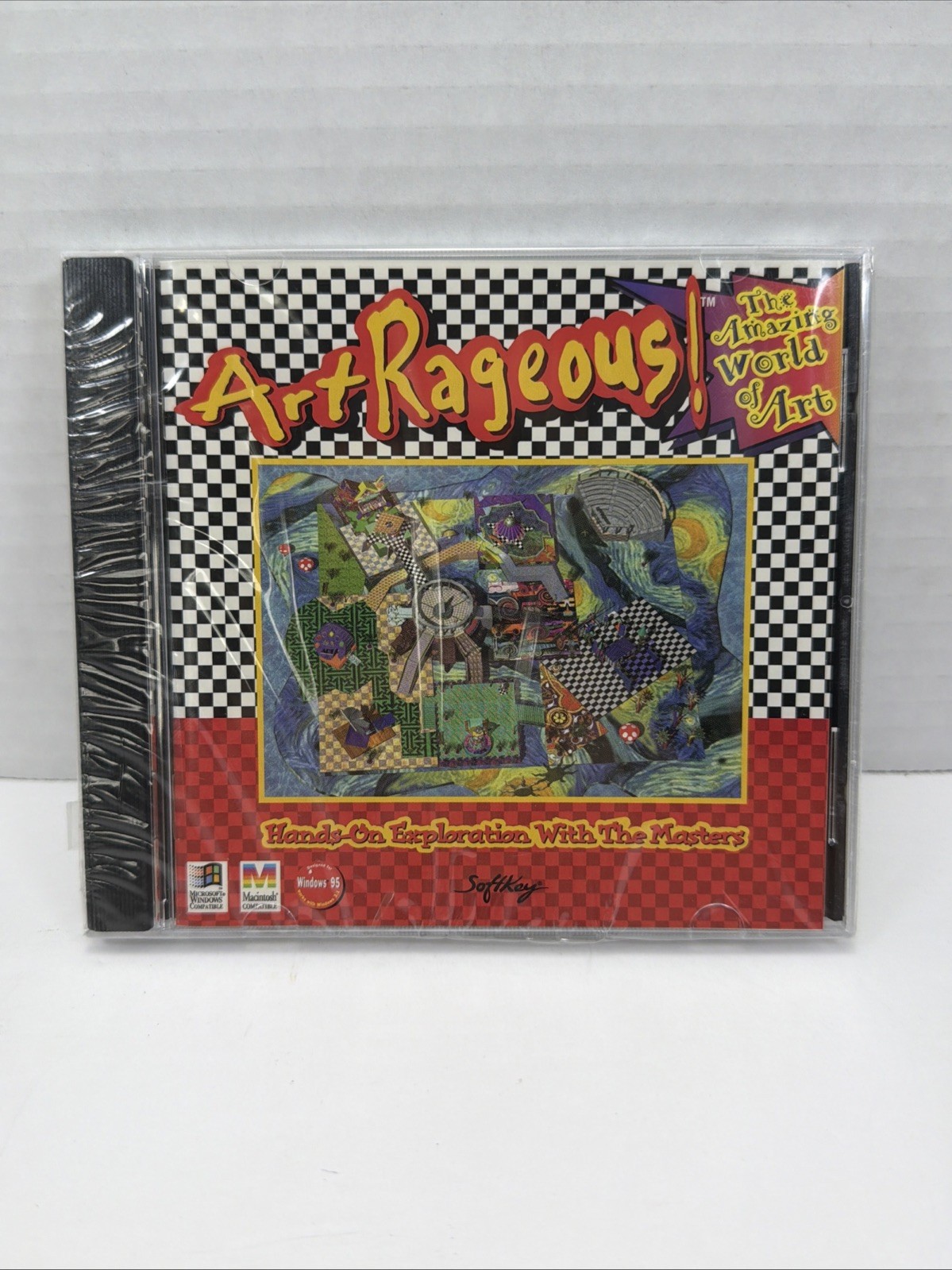 ArtRageous Vintage art PC Game Windows and Macintosh CD ROM NEW Sealed