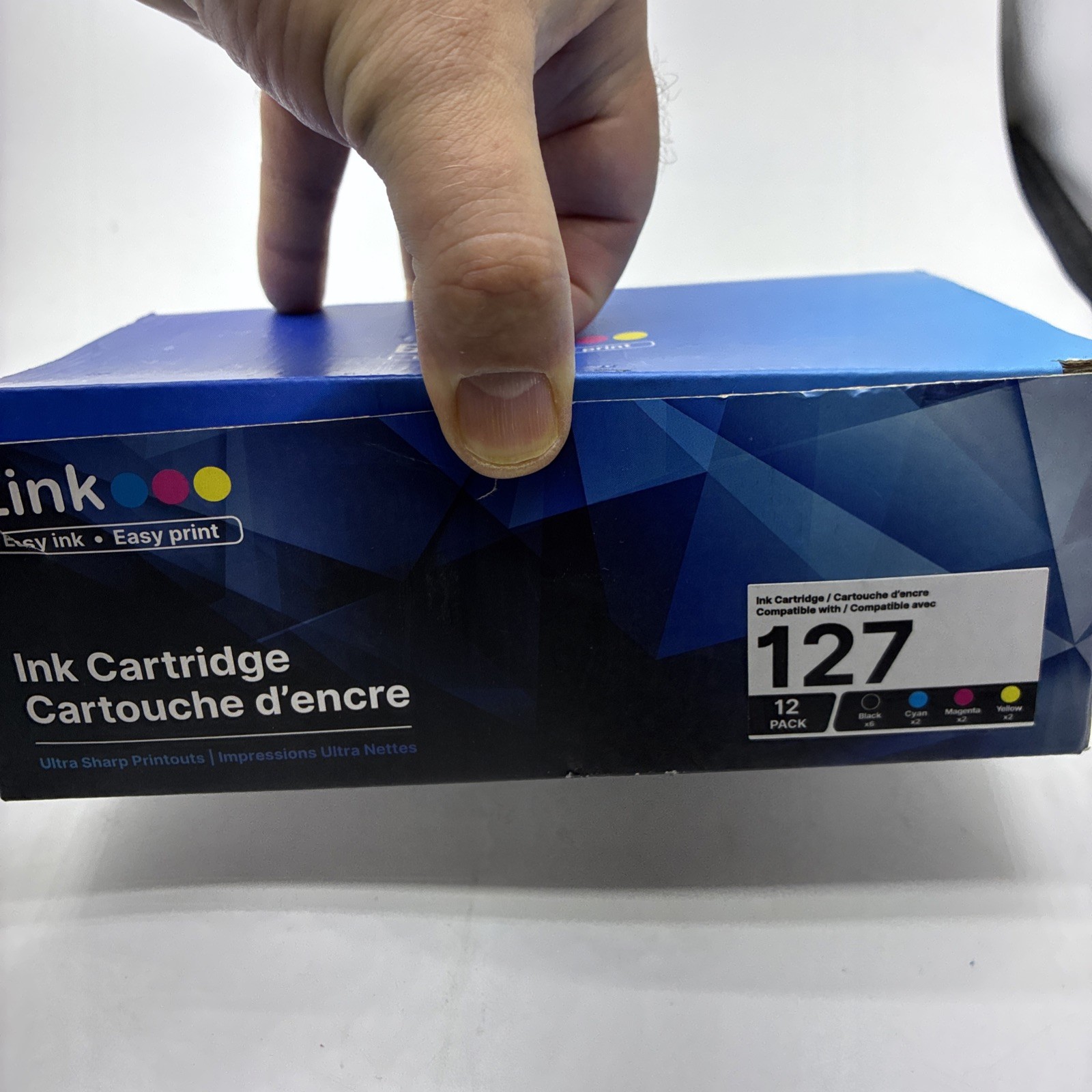 EZInk Print Ink Cartridges EPSON 127  12 PACK Black Magenta Yellow And Cyan NEW