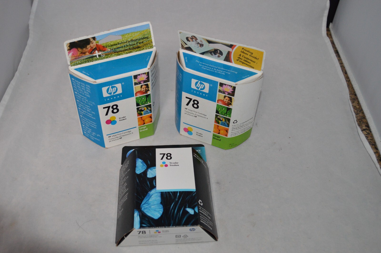 HP 78 Tri-Color Ink Cartridge C6578AN Genuine- Lot 3 New Sealed Box Expire 06 21
