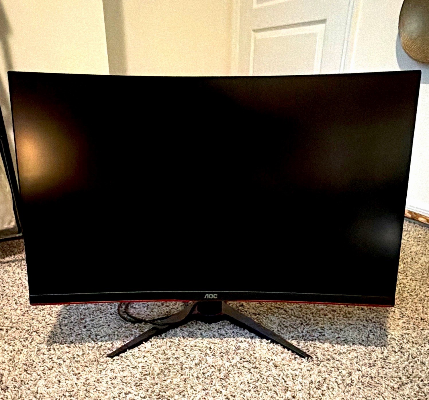 AOC C32G2ZE 32" Curved Frameless Gaming Monitor, 1920x1080, VA, 0.5ms 240Hz