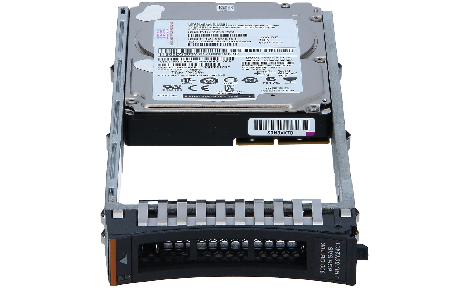 IBM 00Y2431 900GB 10000RPM SAS 6GBPS 2.5INCH SFF 